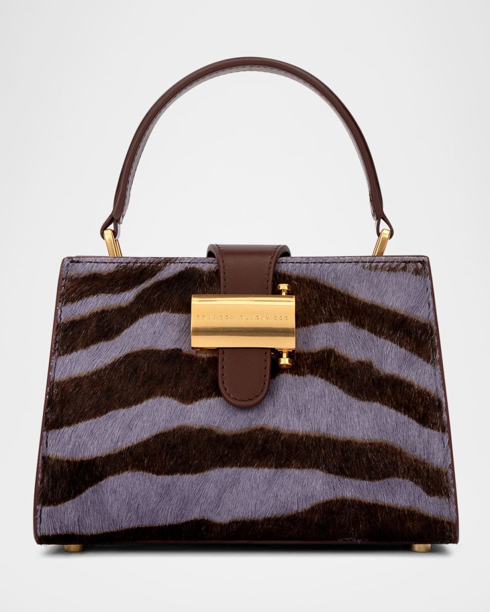 Jordi Leather & Calf Hair Shoulder Bag